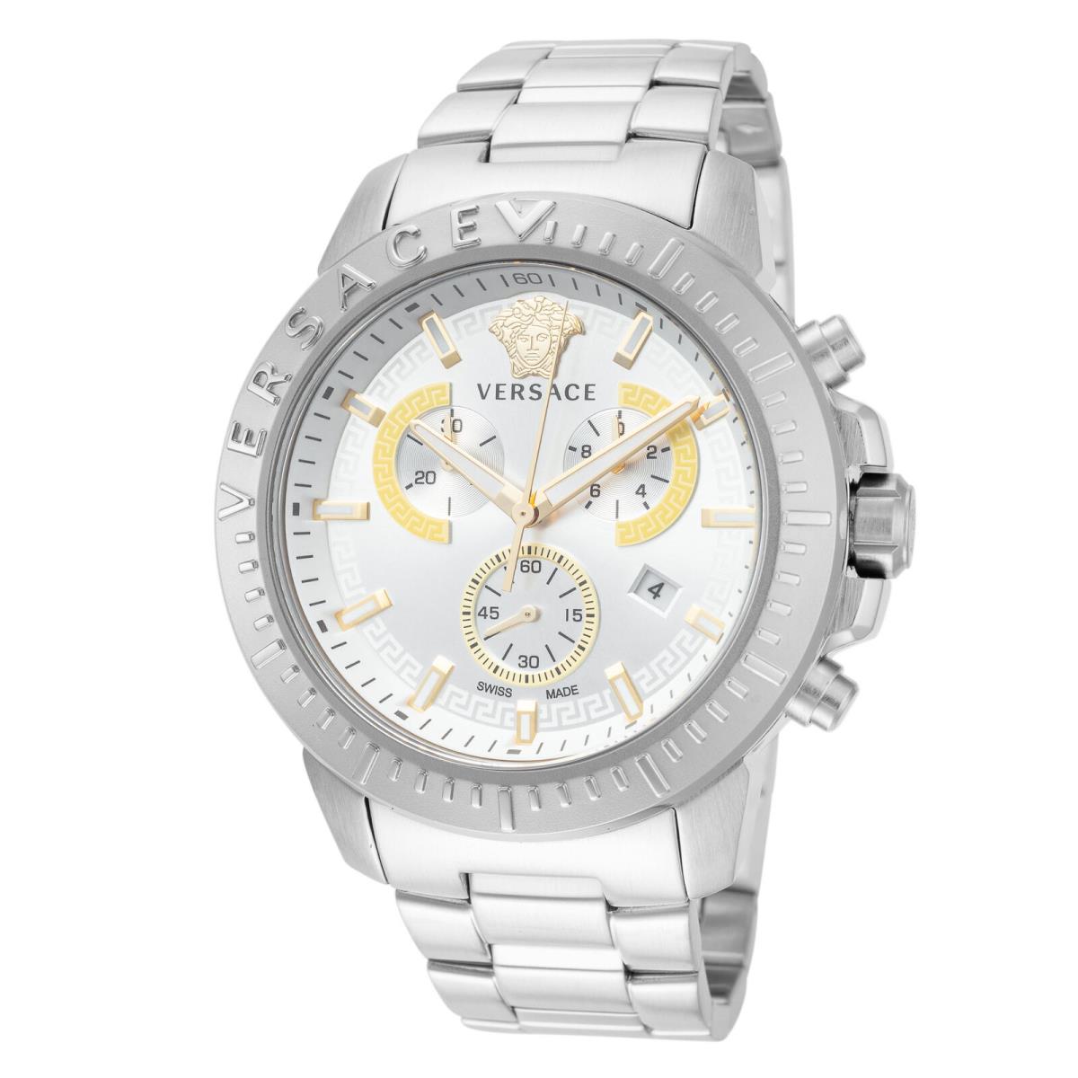 Versace Men`s Chrono 45mm Quartz Watch VE2E00321