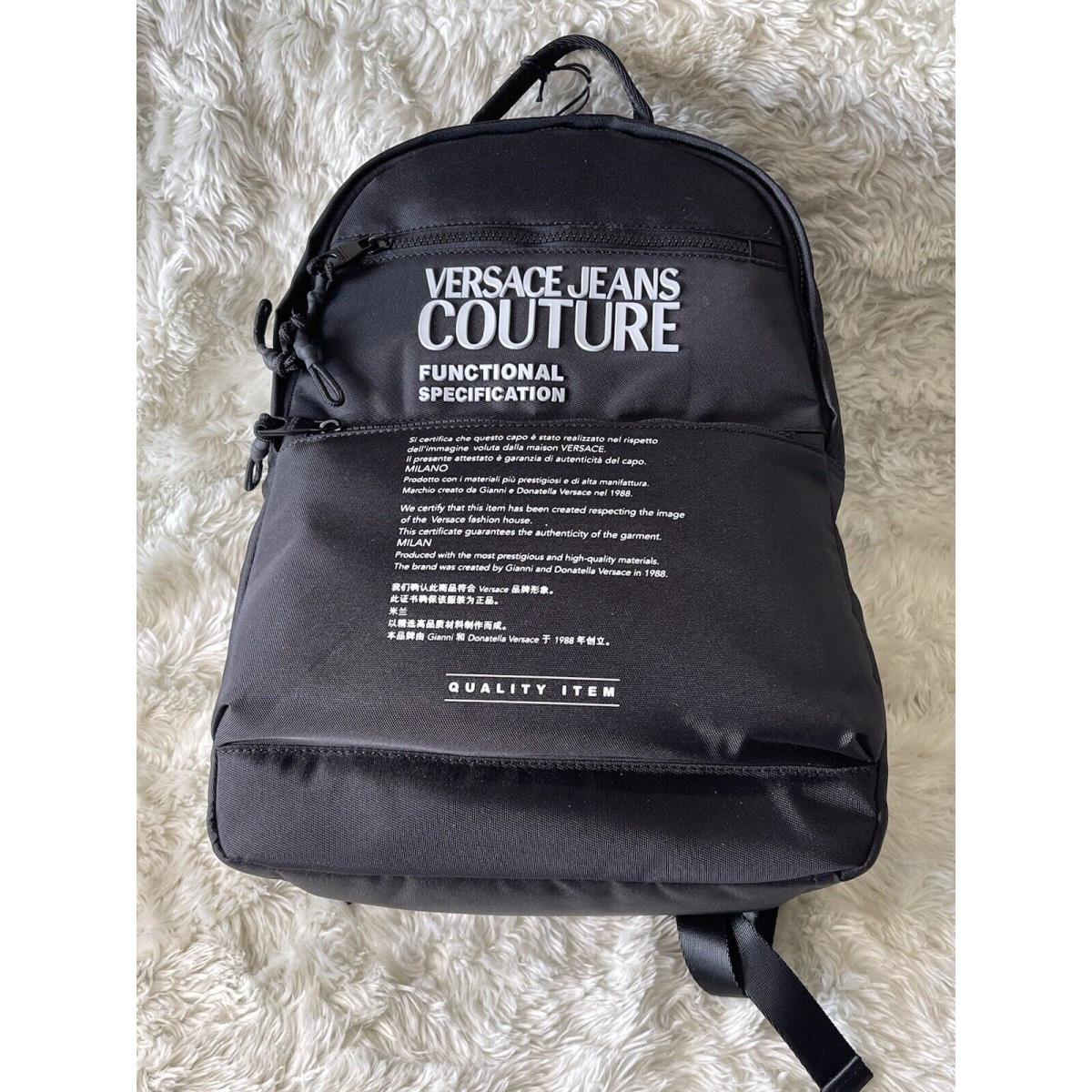 Versace Jeans Couture Logo Graphic Backpack Retail$ 350