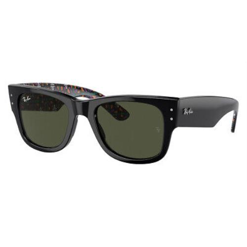 Ray-ban Mega Wayfarer RB0840S Sunglasses Unisex Black 51mm