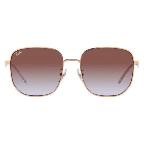 Ray-ban RB3713D Sunglasses Unisex Rose Gold 57mm