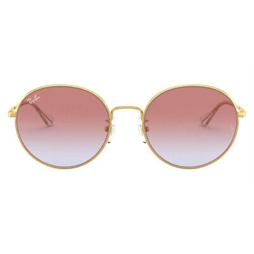 Ray-ban RB3612D Sunglasses Unisex Gold 56mm