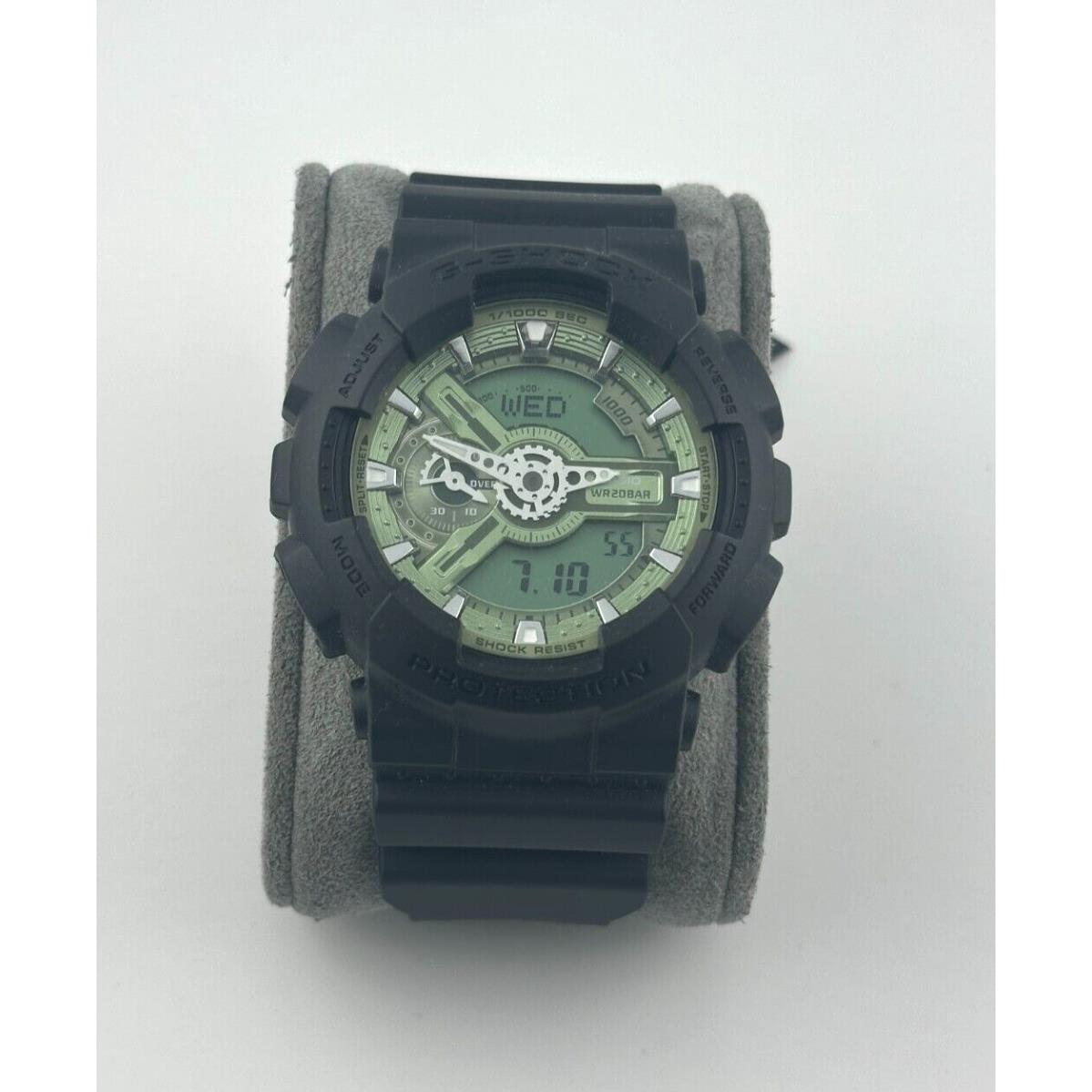 G-shock Analog-digital 1110 Series Green Watch GA110CD-1A3 w/ Tags