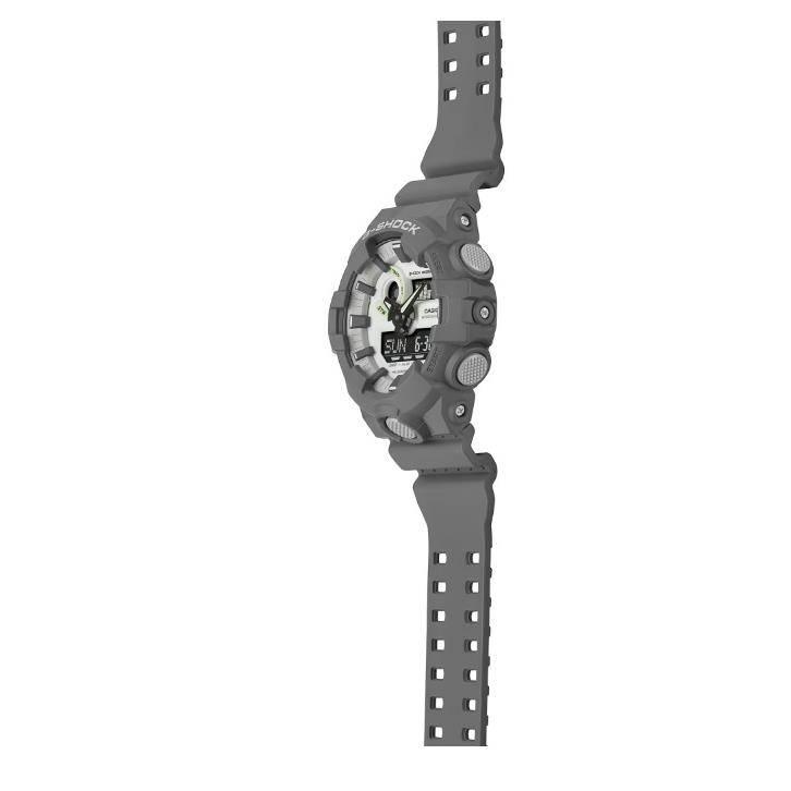 Casio G-shock GA-700 Series Analog/digital Grey Men`s Watch GA700HD-8A - Dial: White, Band: Gray, Bezel: Gray