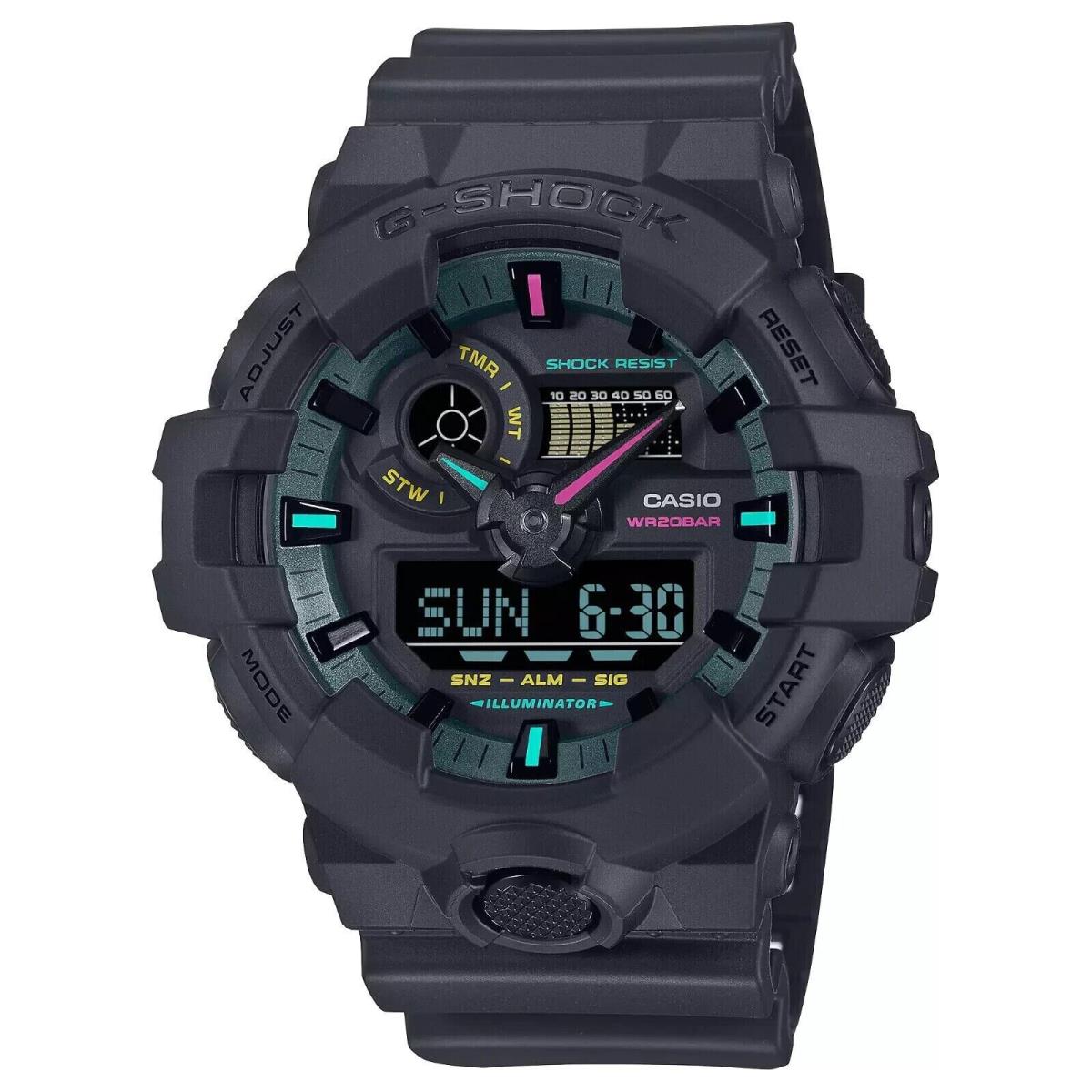 Casio G-shock Vibrant Color Casioak Virtual World GA100MF-1A