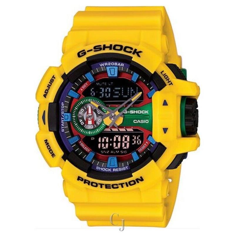 G-shock Yellow Casio Analog Digital Men S Watch GA400-9A
