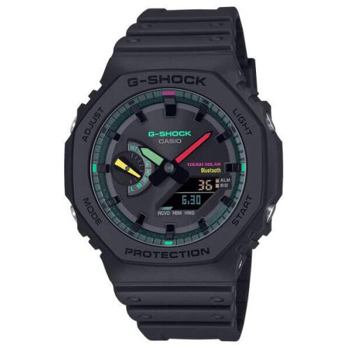 Casio G-shock Multifluorescent Accents Bluetooth Mens Watch GAB2100MF-1A