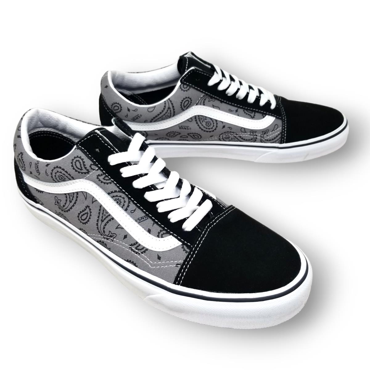 Vans - Unisex - Old Skool Vr3 - Paisley Gray / True White - VN0005UFBGJ1