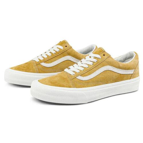 Vans x Vault Old Skool VR3 LX Suede Mustard Gold Yellow White VN0A5EDXB6E Skate