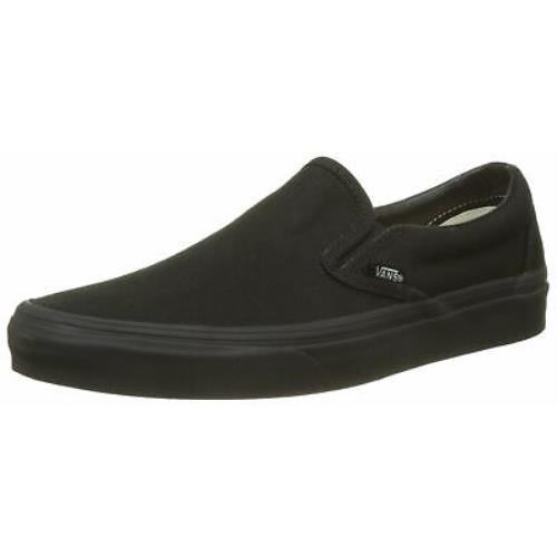Vans Classic Slipon Sneakers Black - Black, Manufacturer: Black