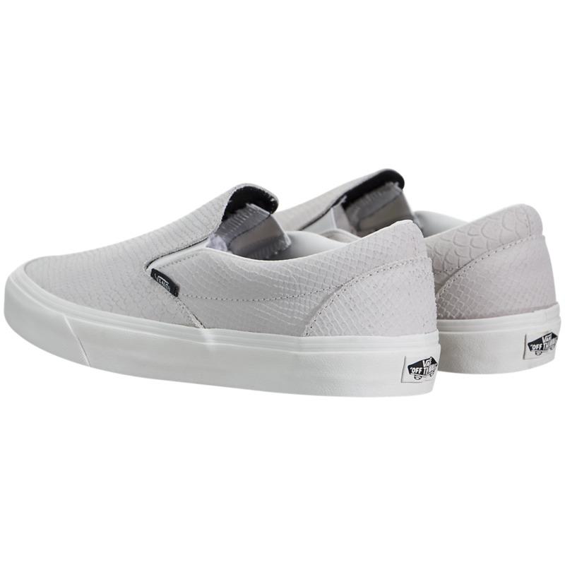 Vans Mens Classic Slip-on `snake VN0A38F7OIG - White