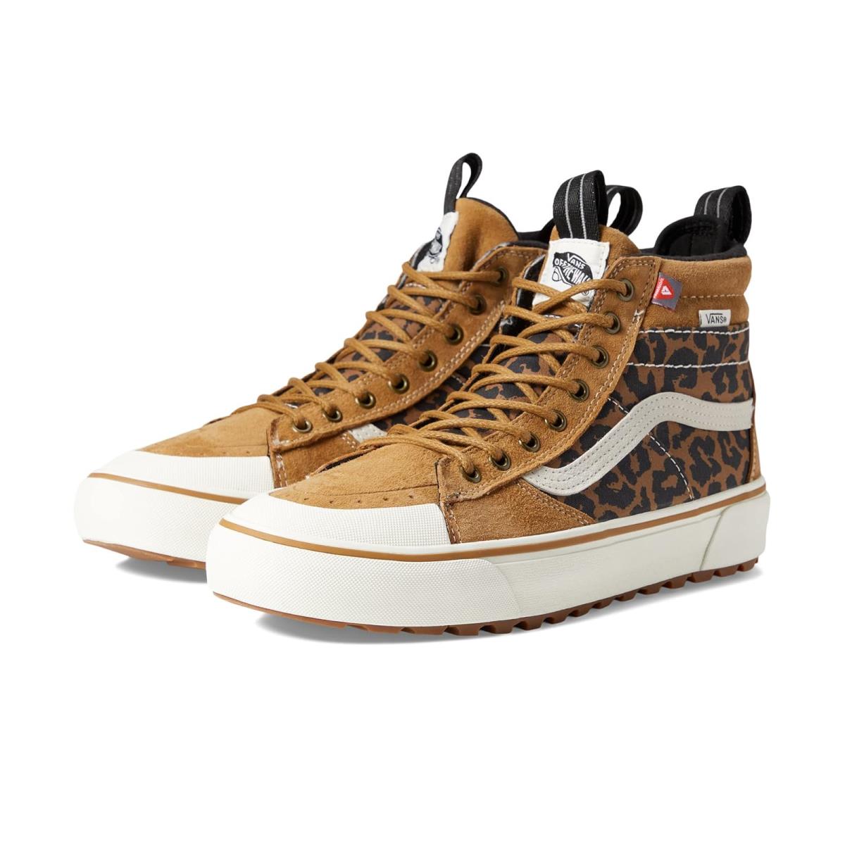 Unisex Sneakers Athletic Shoes Vans SK8-Hi MTE-2 - Chipmunk/Leopard 1