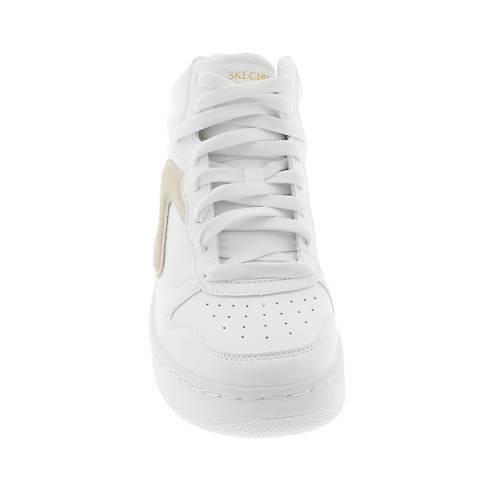 Womens Skechers Court Classics Sport Court 92-LAST Strike White Leather - White