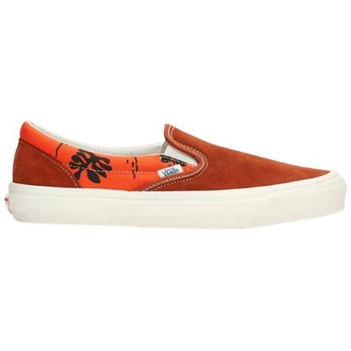 Modernica x Vans OG Classic Slip-on LX `hawaiian` VN0A45JKVQJ 11 8 - Brown/Orange/Black