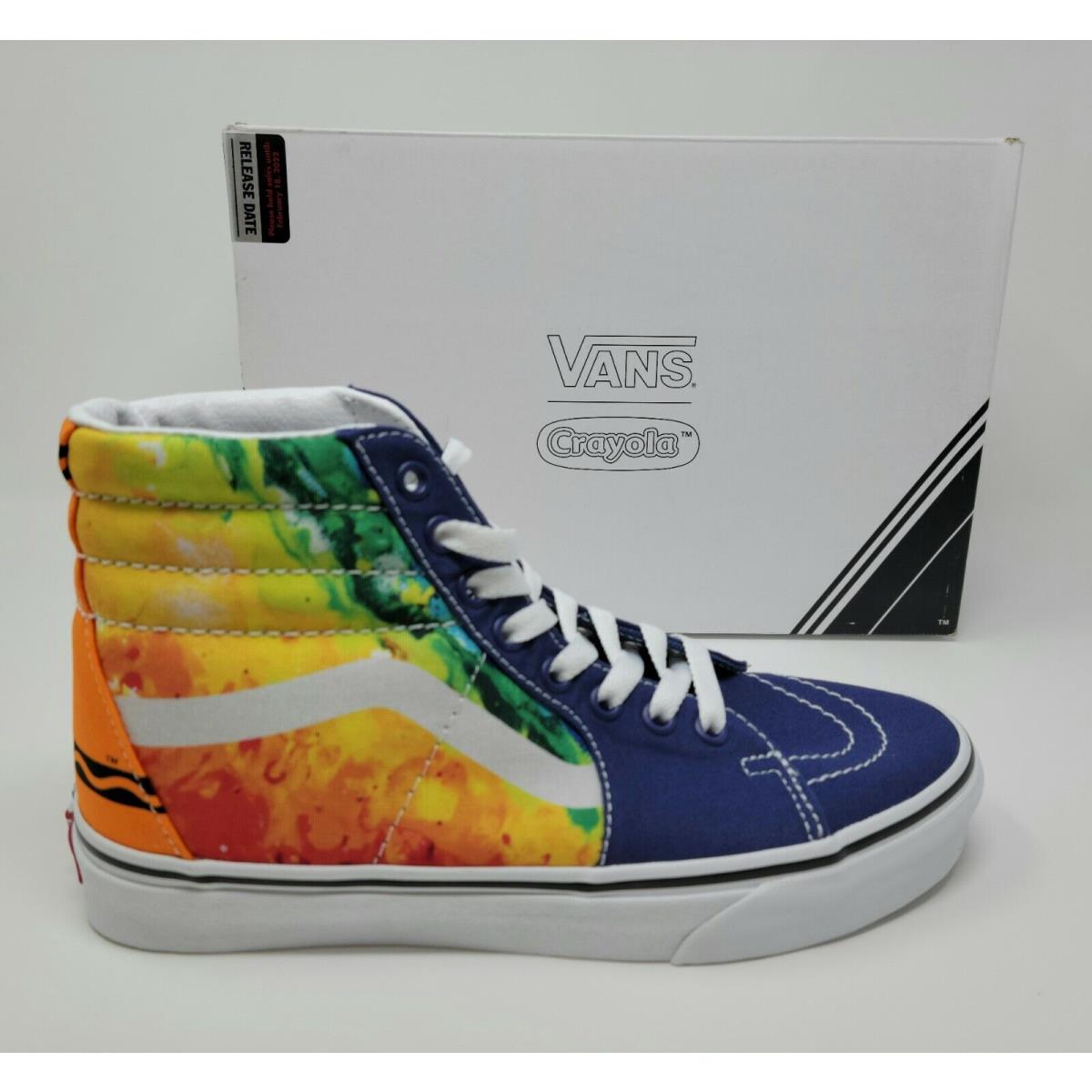 Vans Sk8-Hi Women`s Crayola X Vans Collab Colourful Forms of Self Expression