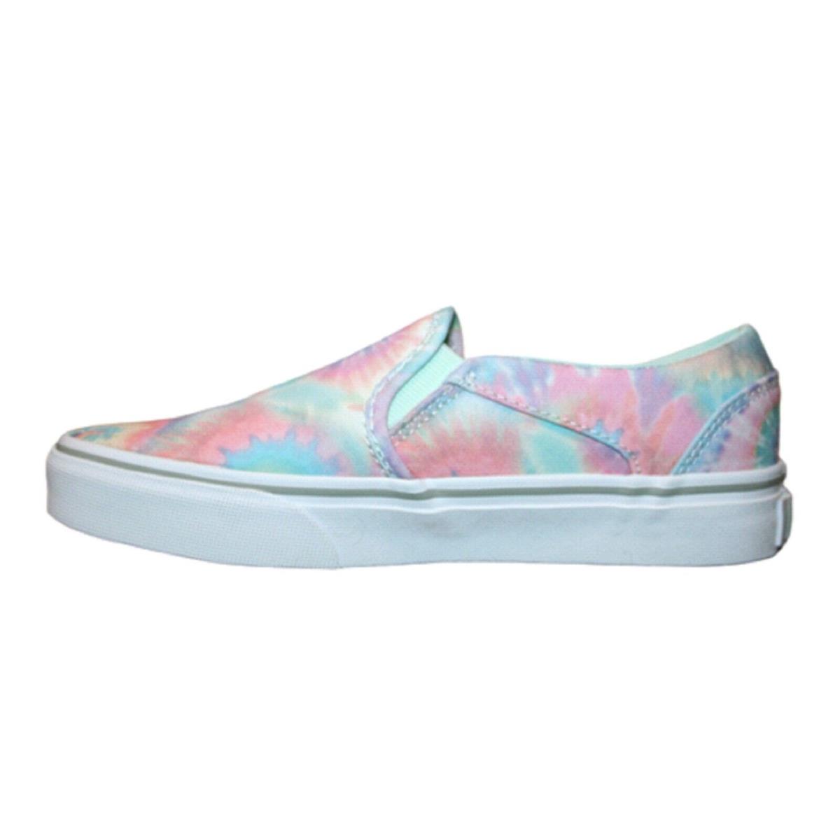 Vans Asher Women`s Slip-on Sneaker - (Tie Dye) Soothing Sea