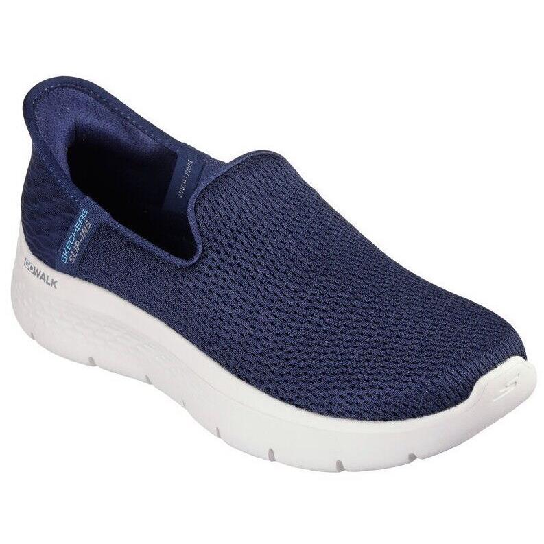 Womens Skechers Slip-ins GO Walk Flex-relish Navy Mesh - Blue