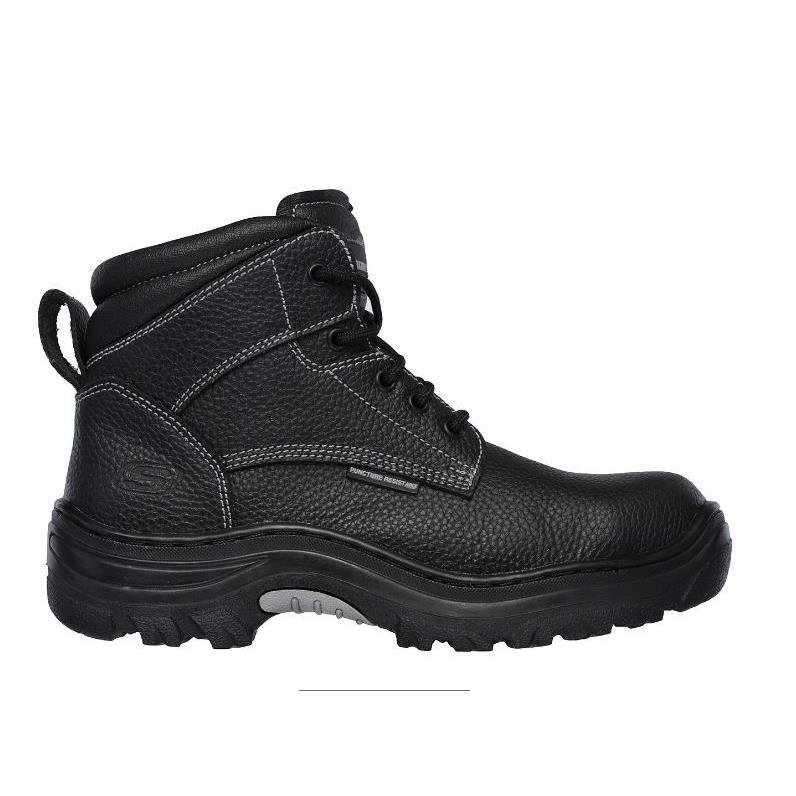 Skechers Tarlac Men`s Black Steel Toe EH Puncture Resistant Work Boot 77143/BLK