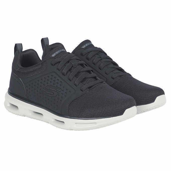 Skechers Men`s Glide Lite Pacer Shoes - Black Select Size: 8-13 w/ Half Sizes