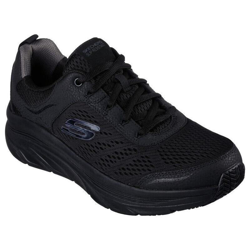 Skechers Men`s Work Relaxed Fit: D`lux Walker SR - Oswah 200097 Bbk