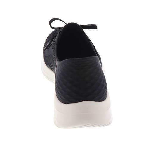 Womens Skechers Sport Slip Ins Ultra Flex 3.0 Black White Brilliant Path