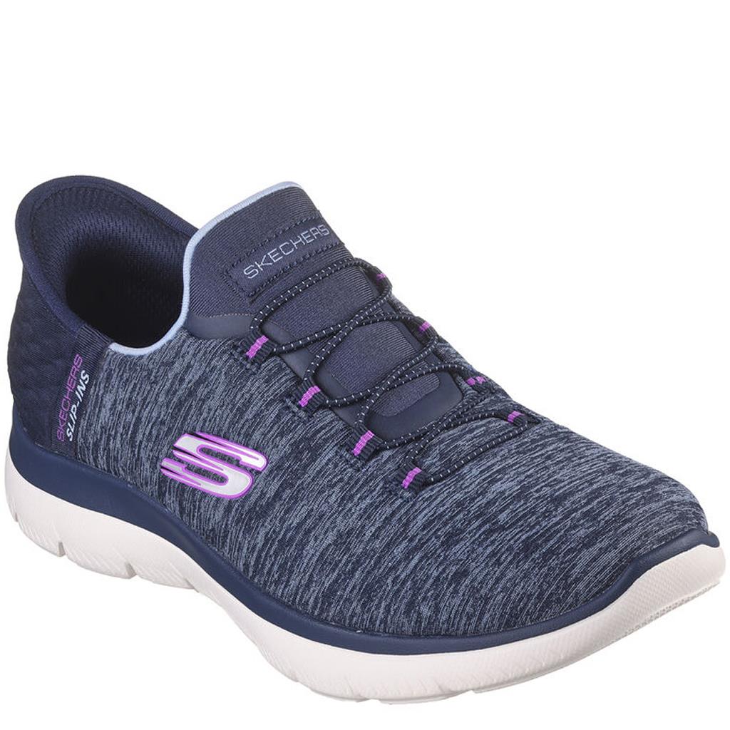 Skechers Women`s Skechers Slip-ins: Summits Navy-purple - NAVY-PURPLE