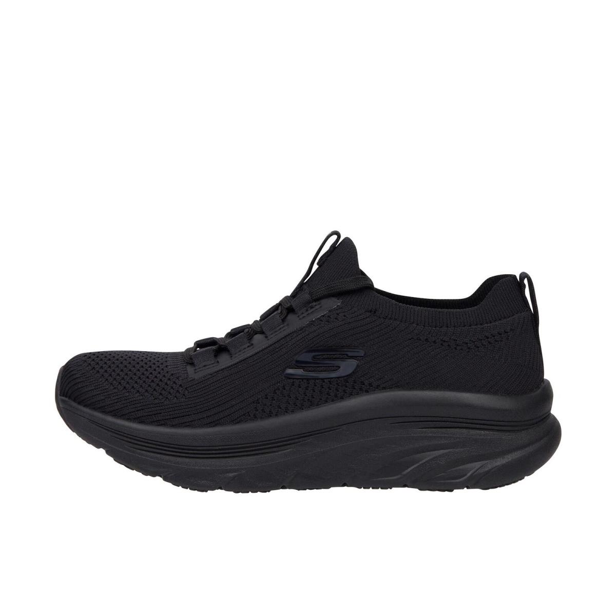 Skechers Womens D Lux Walker Ozema Soft Toe Black