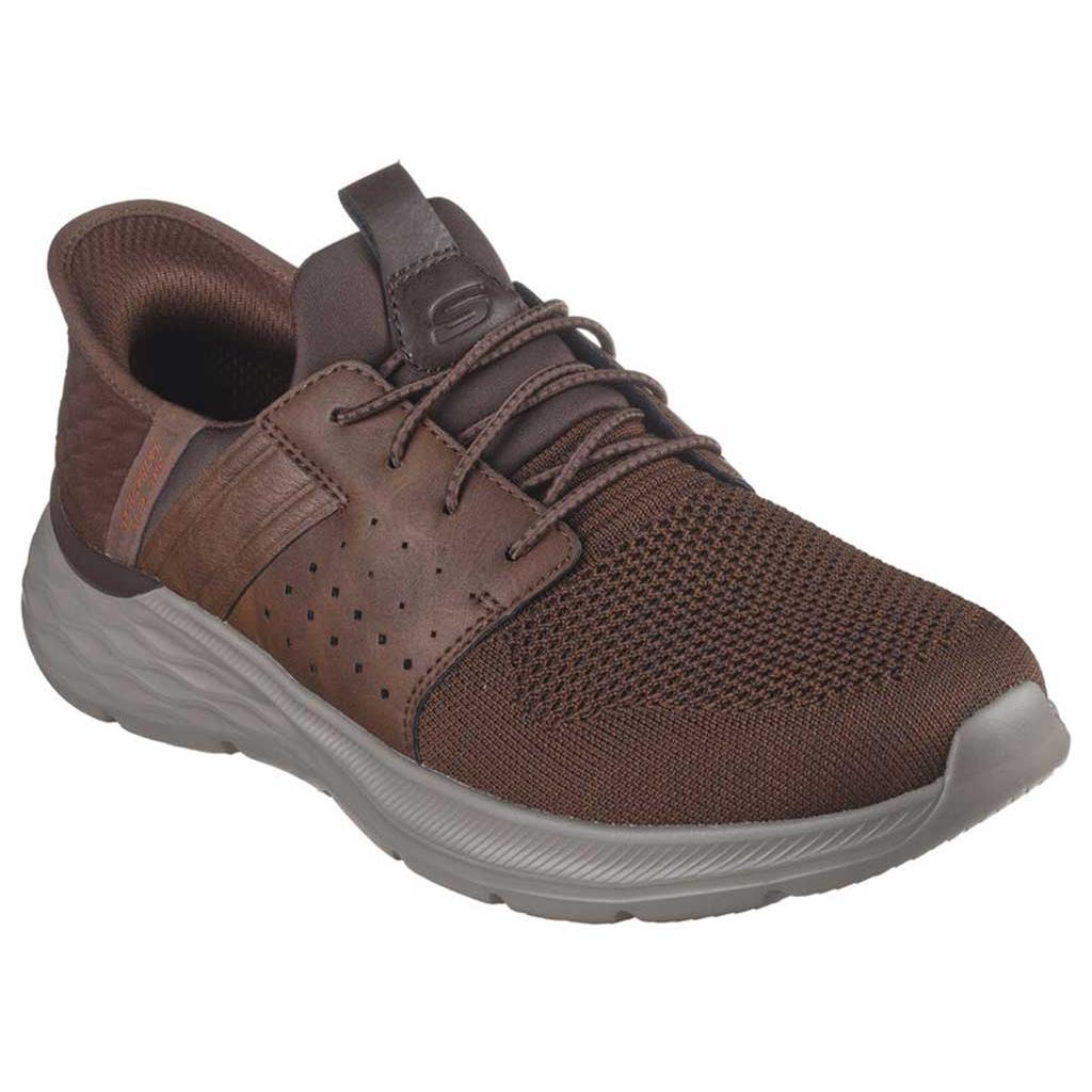 Skechers Men`s Slip-ins Relaxed Fit Garner Newick Brown