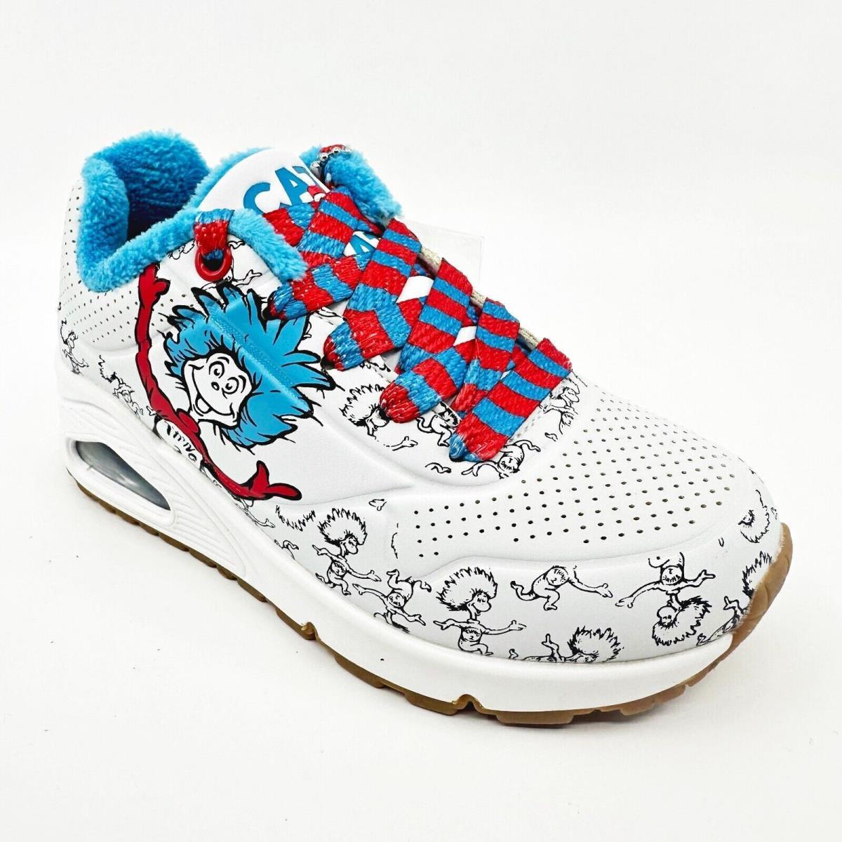 Skechers Uno Playtime with Things White Dr Seuss Girls Sneakers