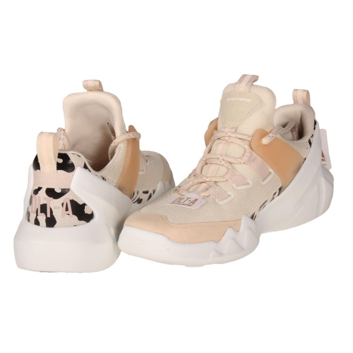 Skechers Dlt-a Land Escape Womens Sneaker Natural / Light Pink US Size 8