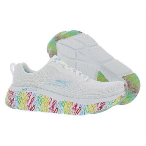 Skechers Max Cushioning Elite-live to Love Womens Shoes Size 5 Color: - White/Multicolored, Main: White