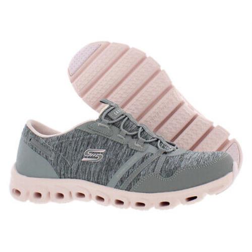 Skechers Glide Step Stepping Up Womens Shoes Size 6.5 Color: Gray/light Pink - Gray/Light Pink, Main: Grey