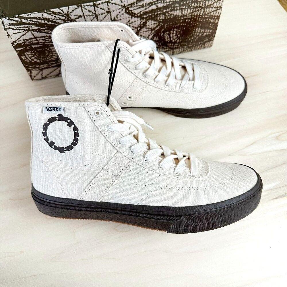 Vans Crockett High Decon Quasi White Sneaker Shoes Sz 7 Mens