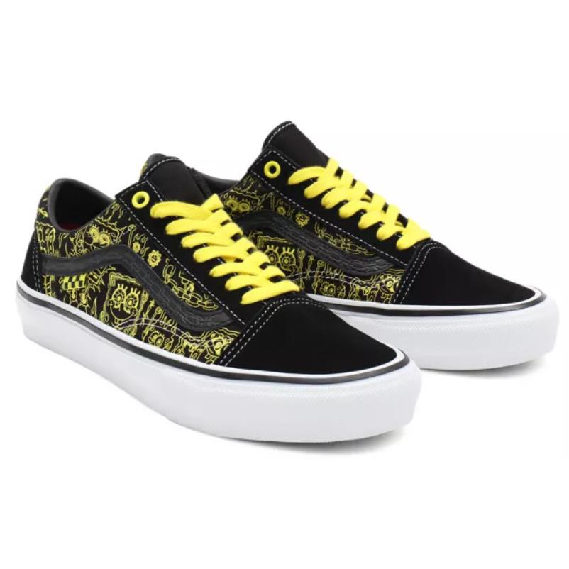 Vans x Spongebob Old Skool Big Kid Boys Girls Skate SK8 Shoes Sneakers