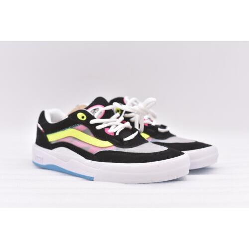 Men`s Vans Wayvee Low Top Sneakers in Neon Rave Black Size 9.5 VN0A5JIA5RF