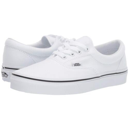 Vans Unisex Era Sneakers True White Size 6.5
