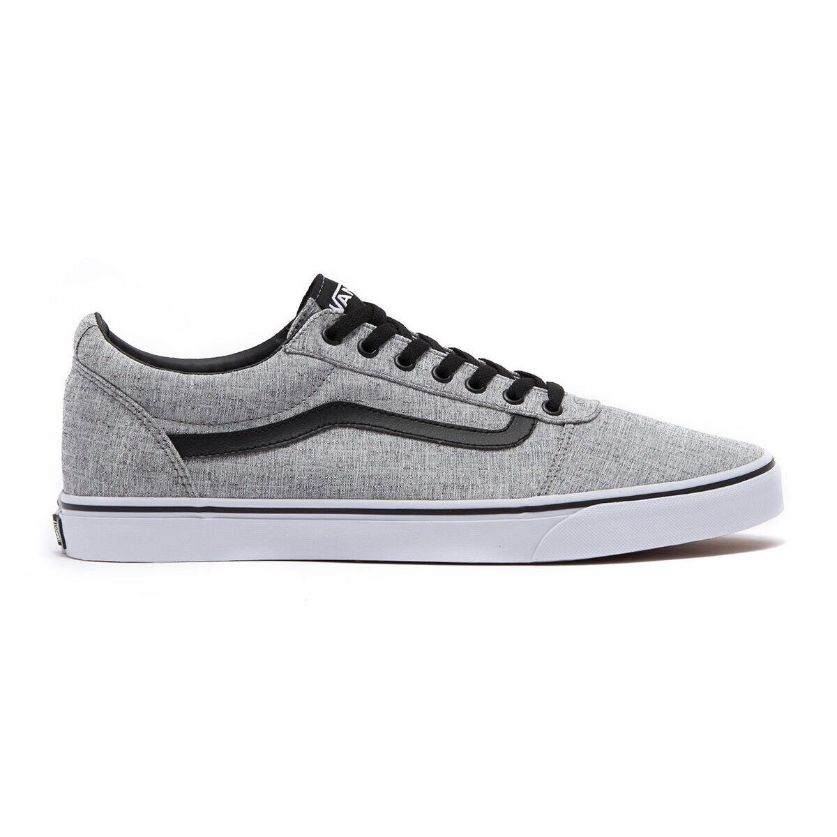 Vans Ward Textile Light Gray/white Sneakers Men`s US 7 UK 6 Eur 39 - Gray, Manufacturer: Gray