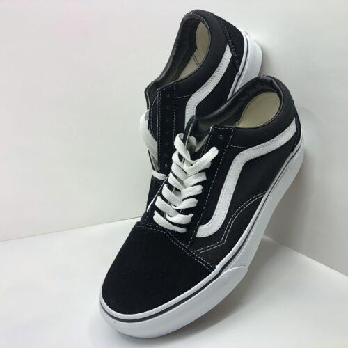 Vans Old Skool Platform Sneaker Black and White US Size 9.5 Womens - 8 Men s