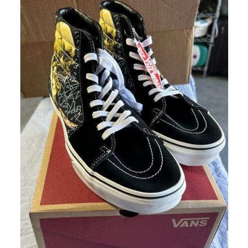 Vans Sk8 Hi Sneakers Metallica Pushead Men Size 13 Black High Top