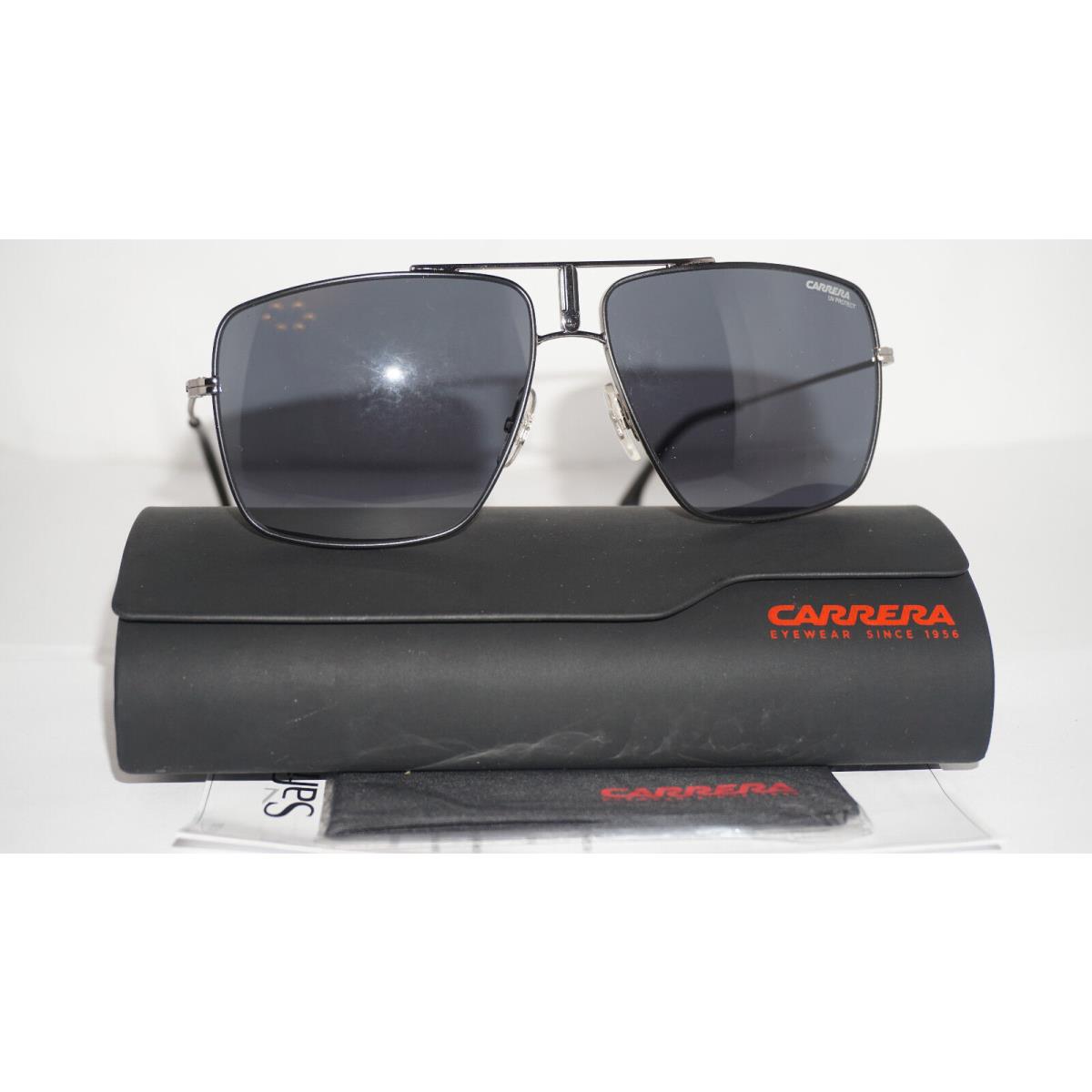 Carrera Sunglasses Ruthenium Matte Black Grey Blue 1006/S TI7IR 60 14 150