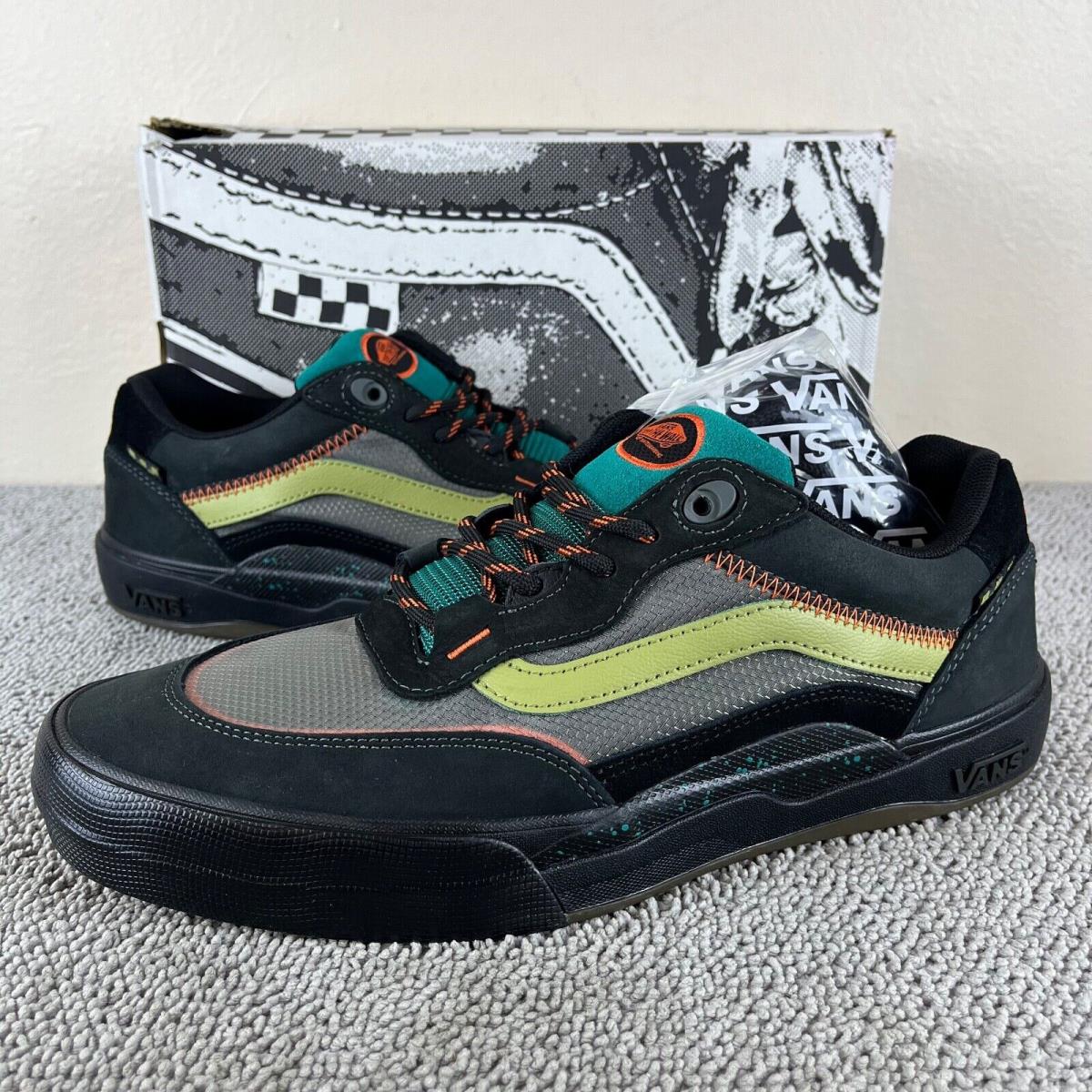 Vans Wayvee Outdoor Unexplored Black Popcush Skate Shoes Men`s Size 11.5