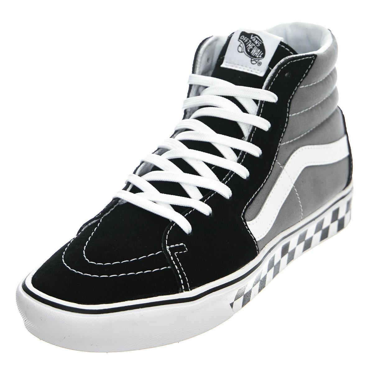 Vans Comfycush sk8-Hi Sneakers Black/frost Grey Men Size 9 Women 10.5