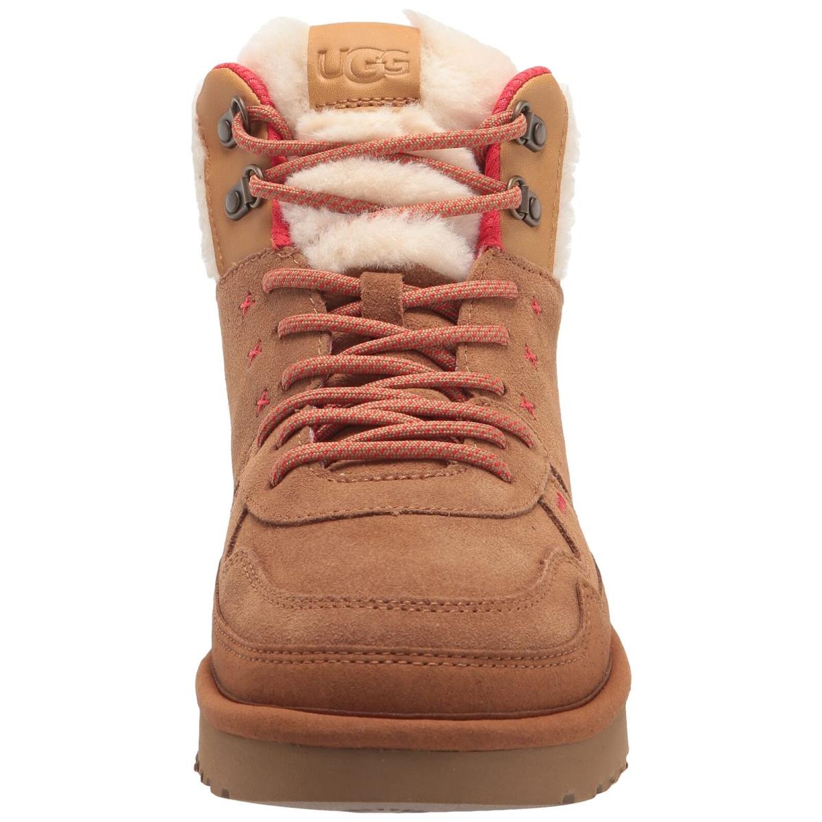 Ugg Highland Hi Heritage Chestnut Fashion Lace Up Suede Womens Casual Sneakers