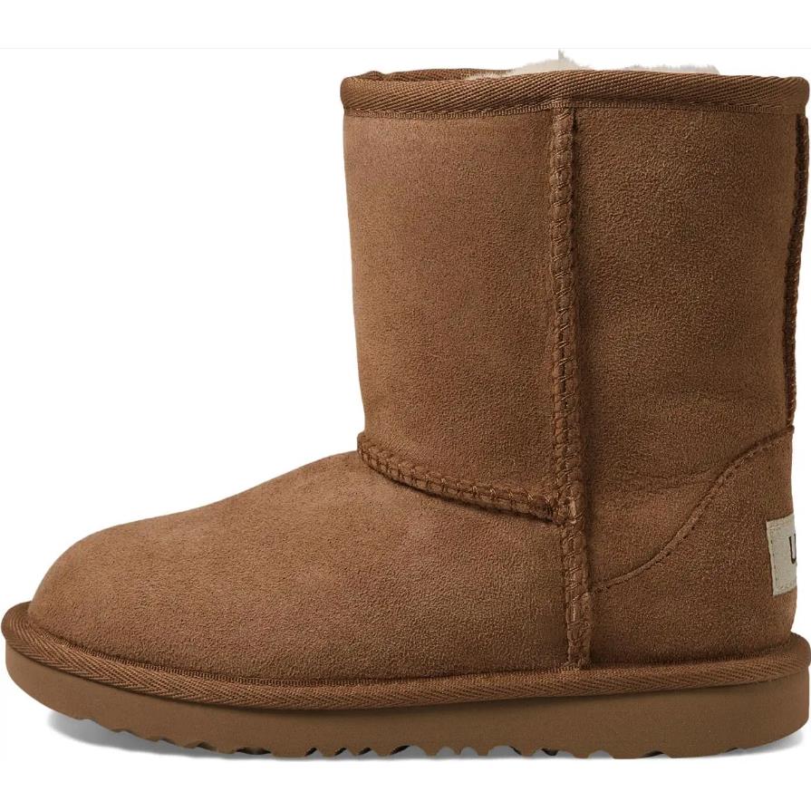 Ugg Toddler`s Classic II 1017703T Chestnut Casual Suede Slip On Boots