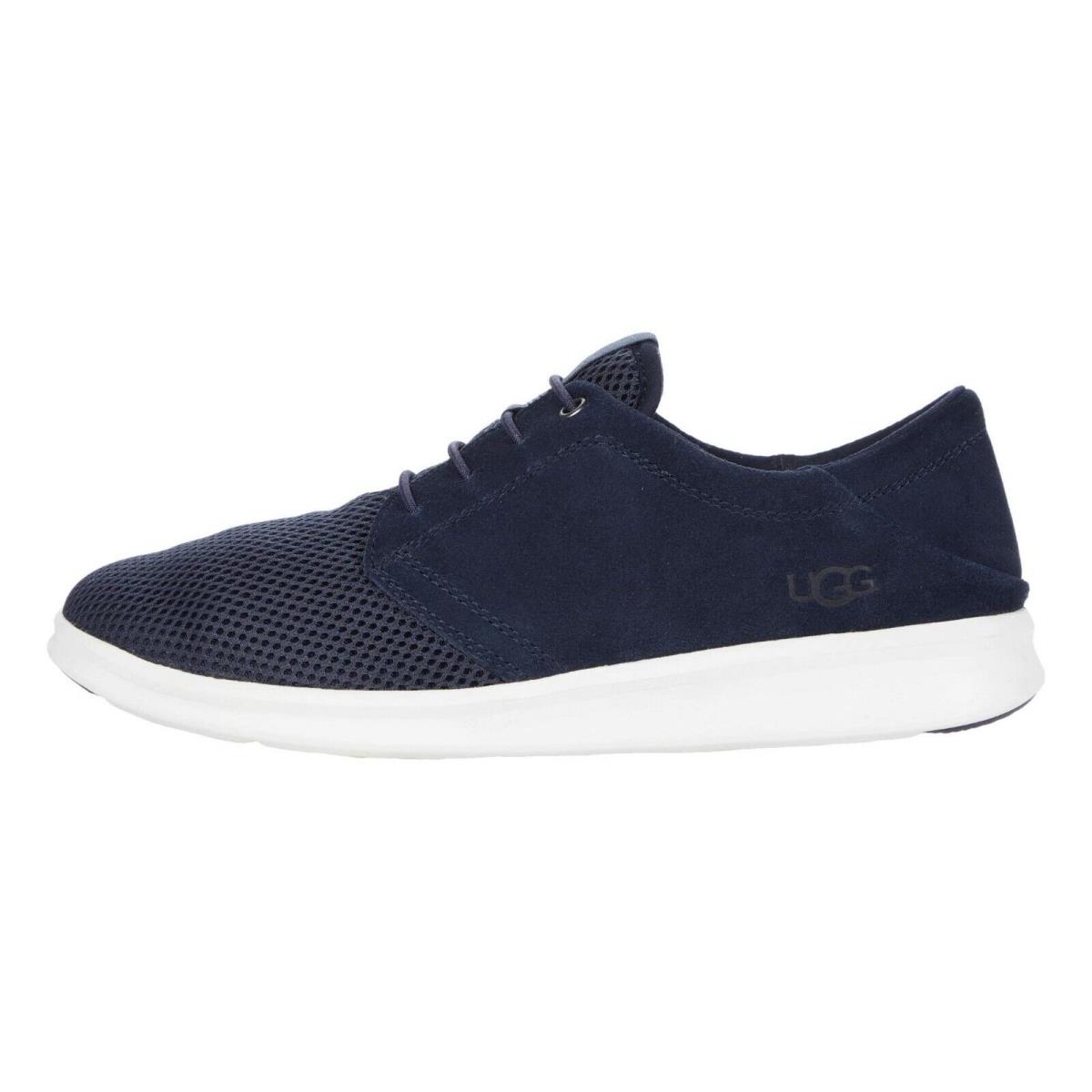 Ugg Greyson Dark Sapphire Mens Hyperweave Suede Casual Slip On Sneaker 1122253