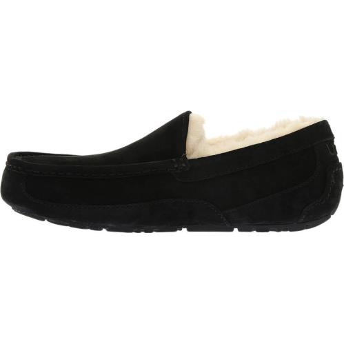 Men Ugg Australia Ascot Suede Slipper 5775 Black - Black, main: