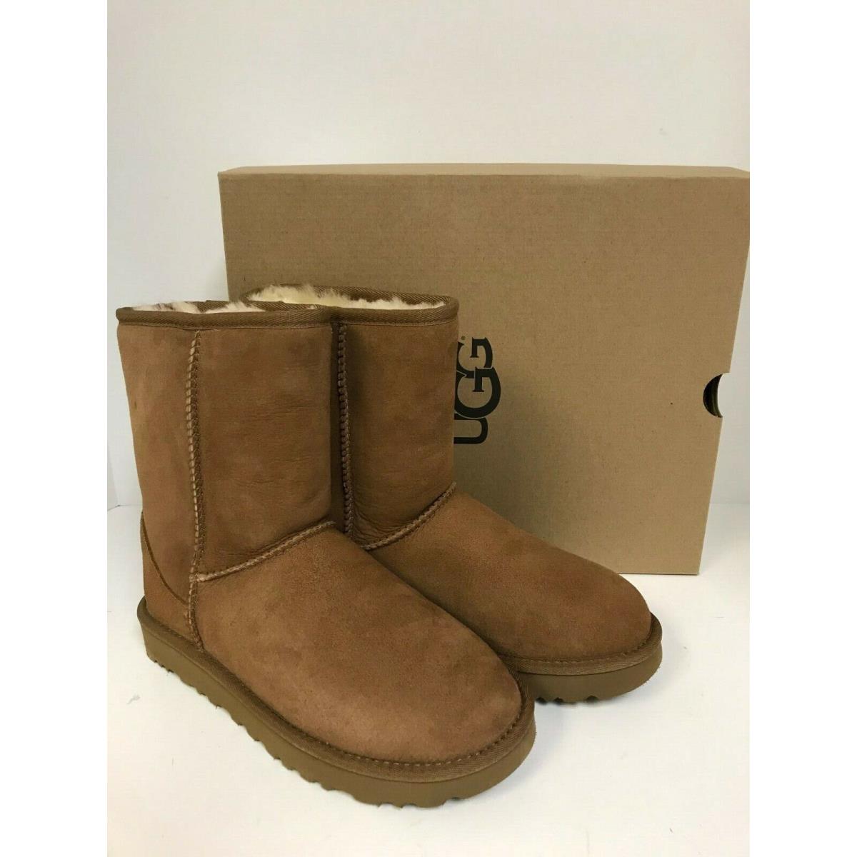 Ugg Women`s Classic Short II Chestnut Suede Boots