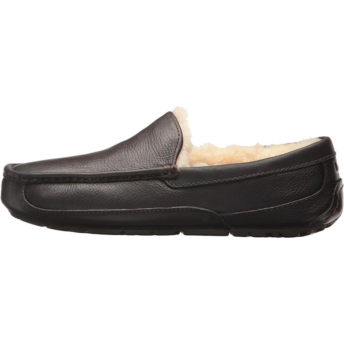 Men Ugg Ascot Leather Slipper 5379 China Tea