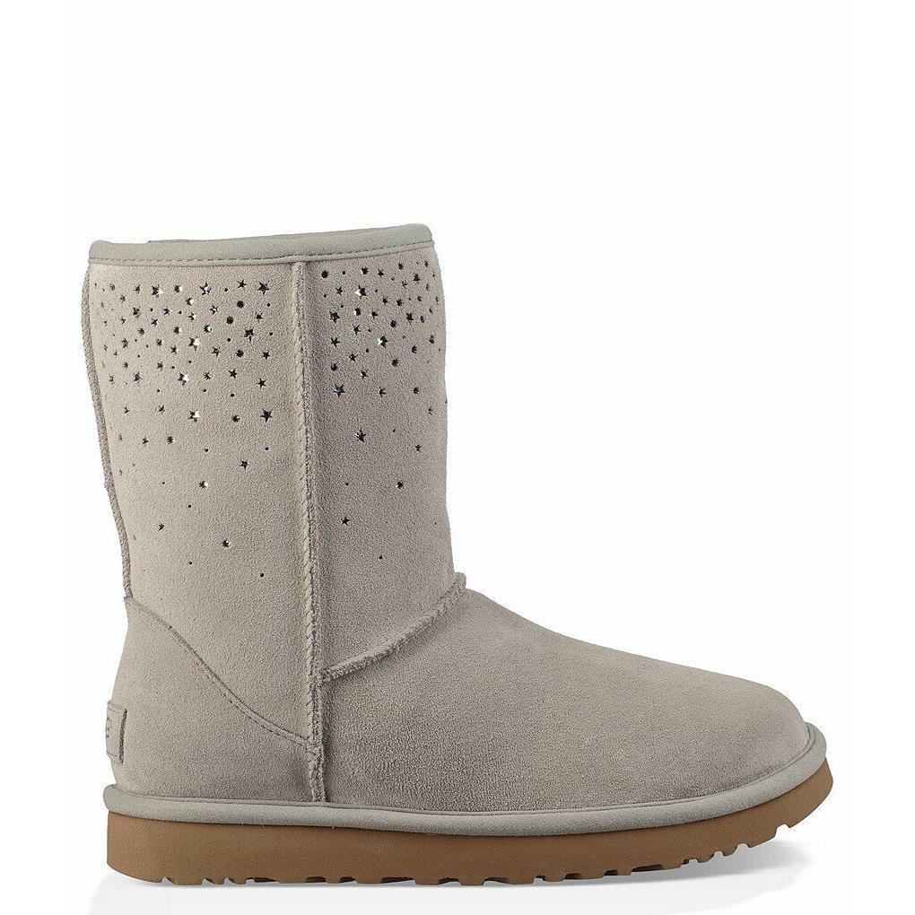 Ugg Classic Short Stargirl Soft Suede Boots in Seal. US Women`s Size 7 /8/ 9