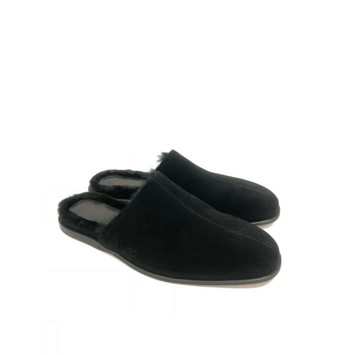 Ugg Men`s Chateau Slip-on Slipper Black Suede 1106494 Toscana Scuffs