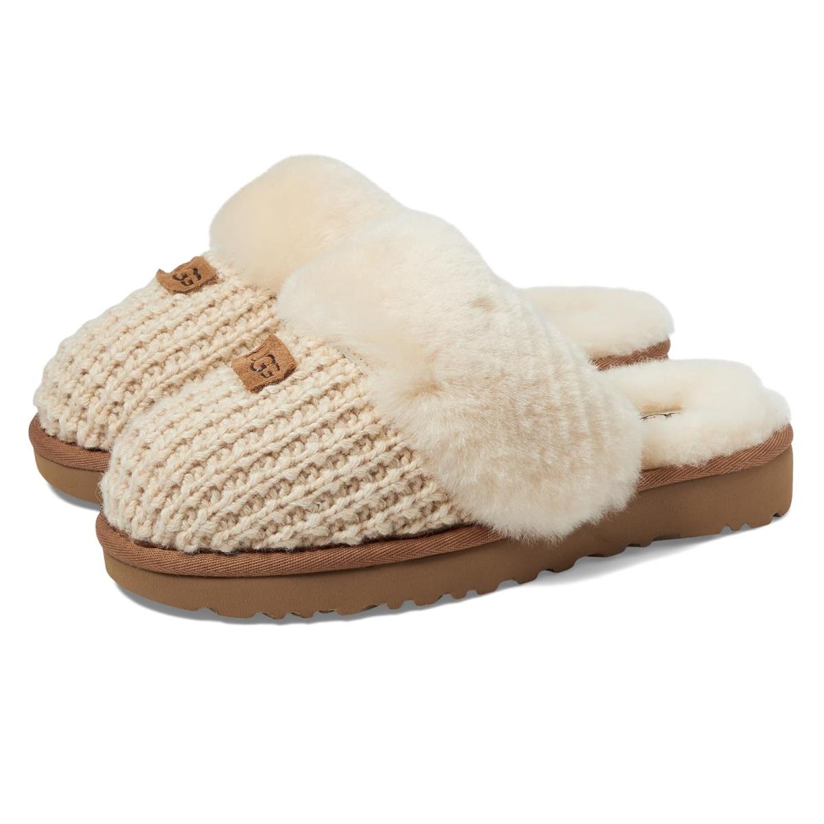 Woman`s Slippers Ugg Cozy Knit Slipper New Cream